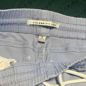 Celebrity Pink Sky Blue Casual shorts